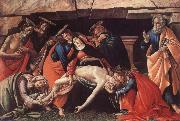 Sandro Botticelli Lamentation over the Dead Christ with Saints oil on canvas